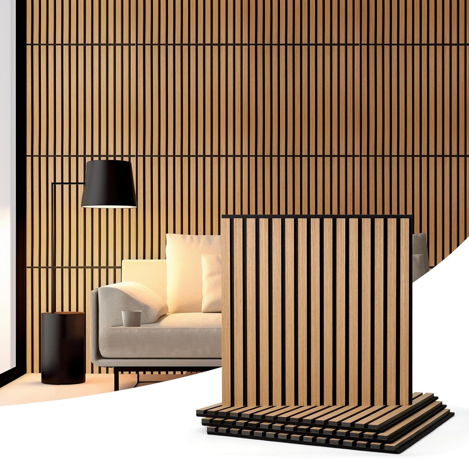 Wall And Ceiling Decoration 240cm Height 3d Board Wood Slat Wall Panels