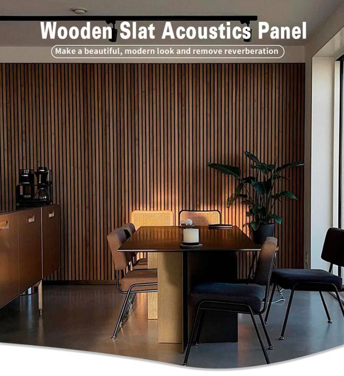 3d Wall Decor Interior Wood Slat Acoustic Panels Sound Proof Acoustic ...