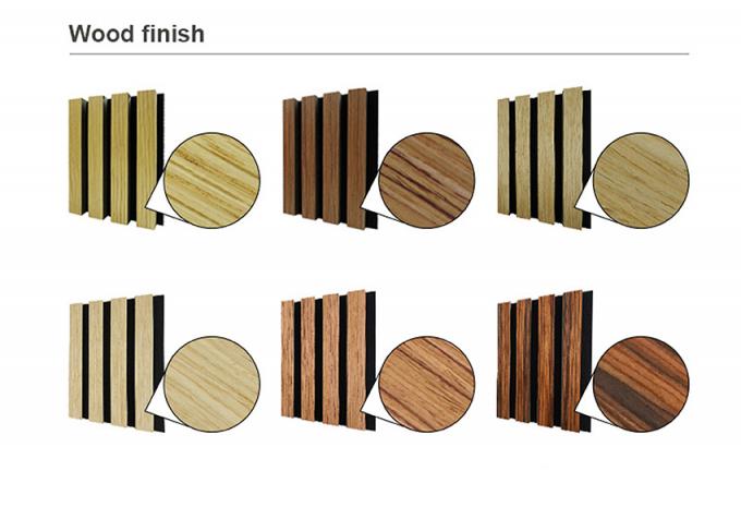 Wall Ceiling 3D Fluted Wood Wall Panels Sound Absorbing Elegant Design