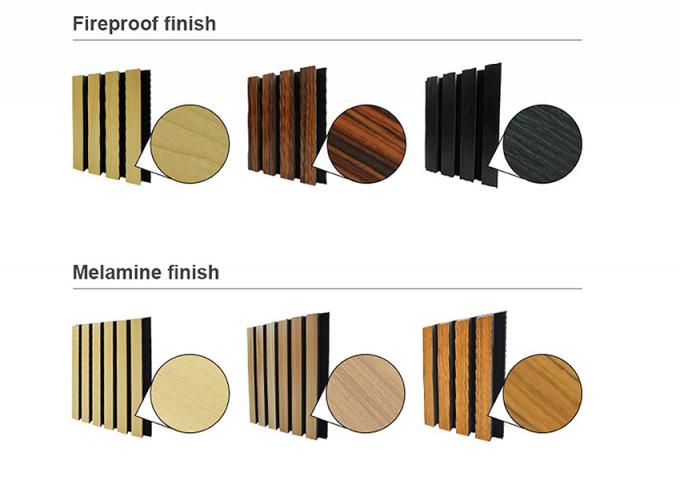 Wall Ceiling 3D Fluted Wood Wall Panels Sound Absorbing Elegant Design