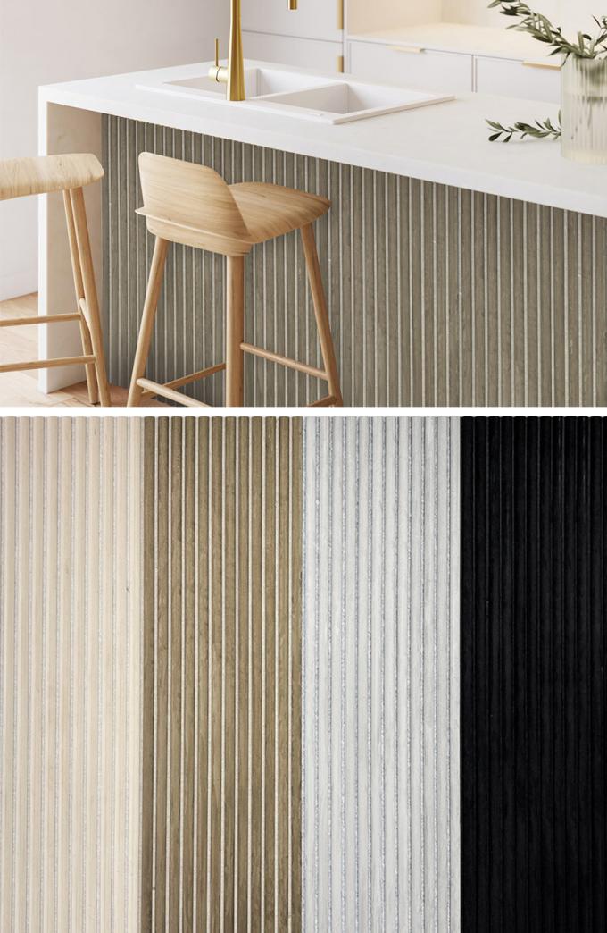 Wooden Slat Acoustic Panels For Noise Reduction In Interior Spaces